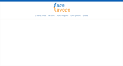 Desktop Screenshot of farelavoro.it