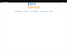 Tablet Screenshot of farelavoro.it